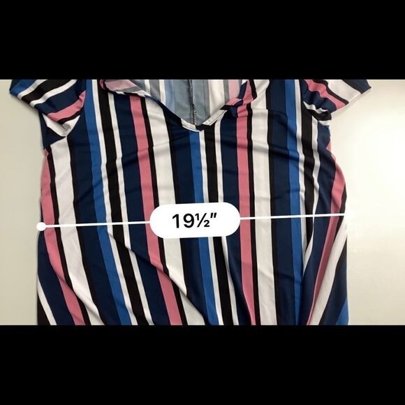 TOP FASHION OF NY,women’s top, Multicolored,Sz XL - Picture 4 of 10